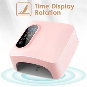 M&R 601PRO 72W مصباح الأظافر LED LED اللاسلكي ، مجفف الأظافر LED قابل لإعادة الشحن ، 15600 مللي أمبير في الساعة مصباح تجعيد الأظافر اللاسلكي ، أدوات الأظافر الأظافر الأظافر المهنية للمنزل والصالون (قابلة لإعادة الشحن)