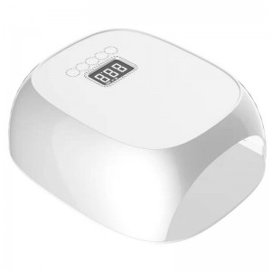 M&R 801Pro LED LED LED LAM ، مجفف الأظافر اللاسلكي ، 72W قابلة لإعادة الشحن ضوء الظفر LED ، هلام محمولة مصباح الظفر LED مع 4 توقيت إعداد مستشعر وشاشة LCD أخضر